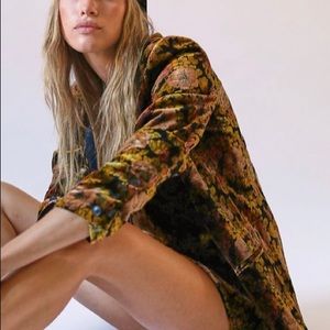 Free People Nicolette Velvet Blazer